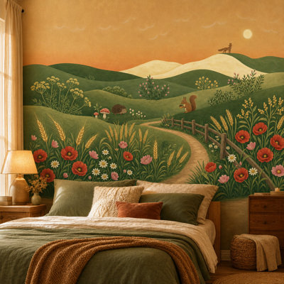 Illustration murale Rolling Hills