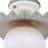 Amanda Lindroth Fancy Ruffle Flushmount