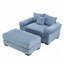 Fauteuil club avec repose-pieds 54,3 po-1343959812