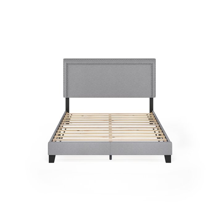 Winston Porter Carlester Upholstered Bed & Reviews | Wayfair