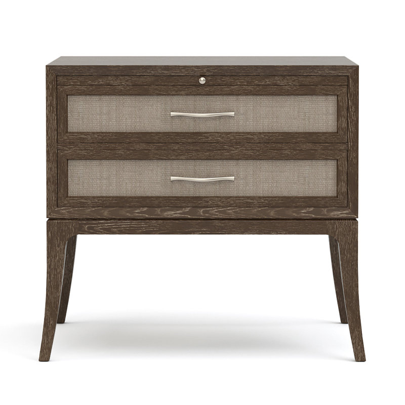 Maidstone 2 - Drawer Solid Wood Nightstand, Pier