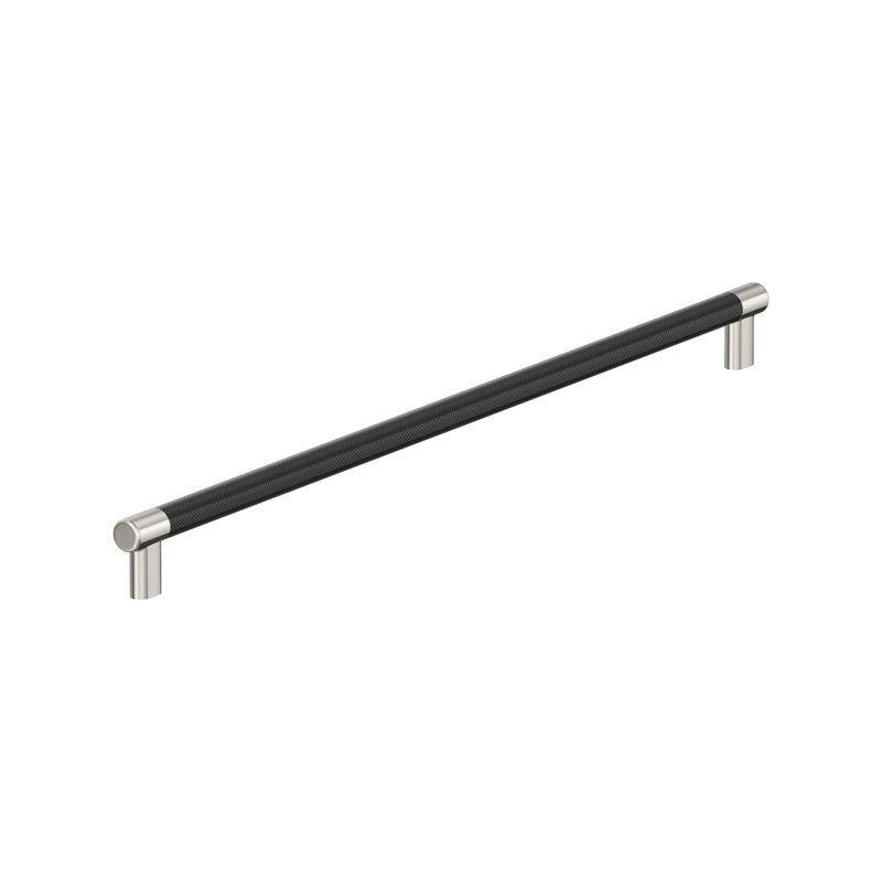 Esquire 24" Center to Center Appliance Pull, Polished Nickel/Black Bronze