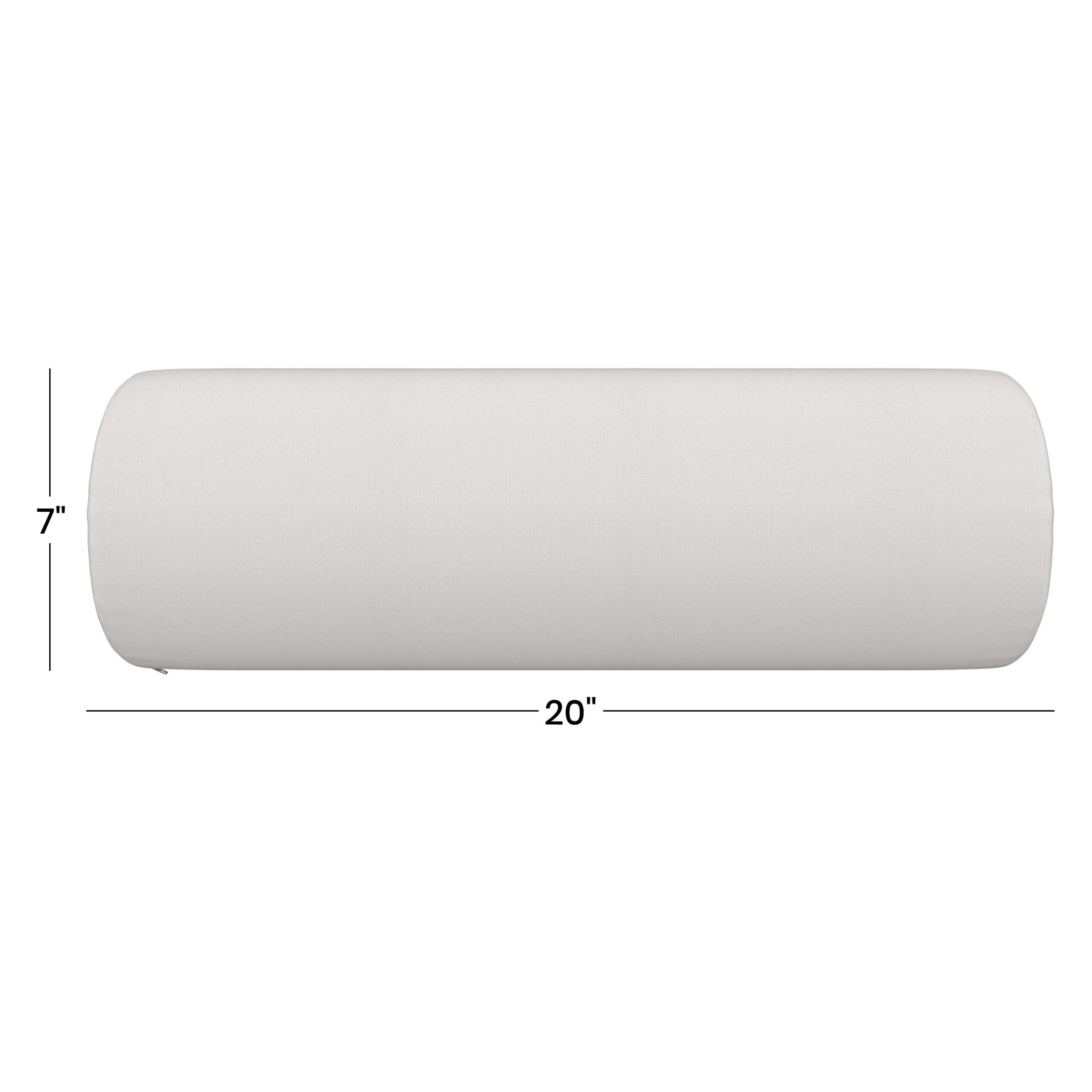 Amala Sunbrella® Throw Pillow, Canvas Natural