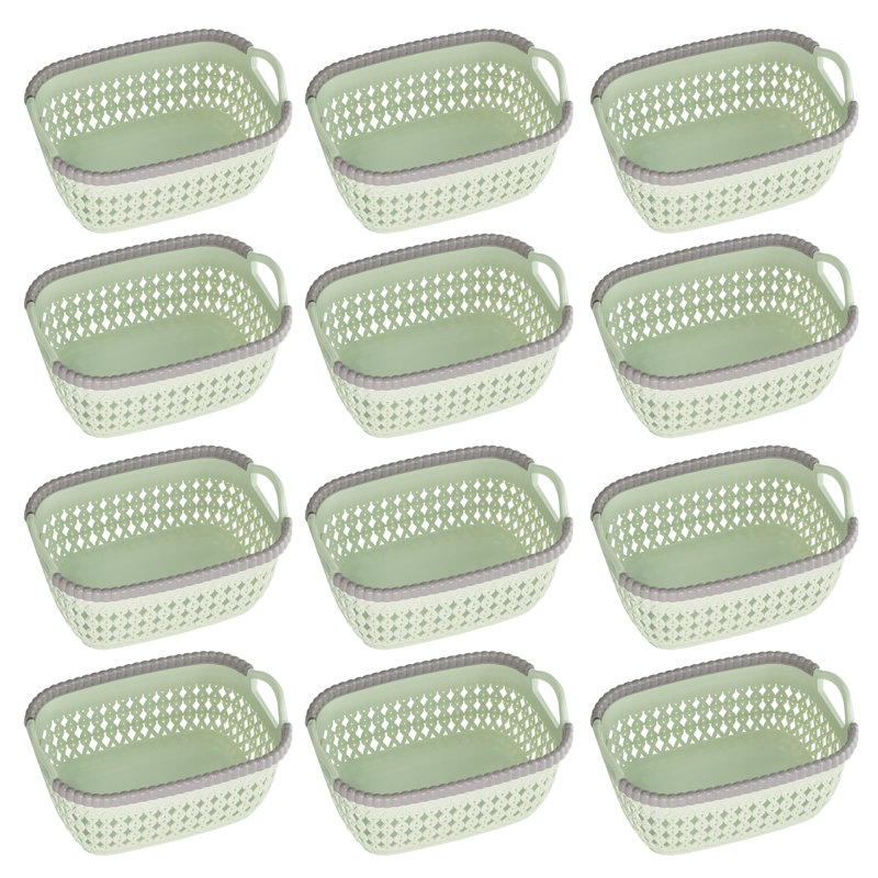 Rebrilliant Plastic Basket, 12, Green