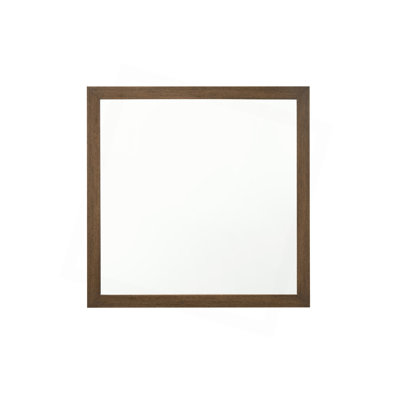 Miroir polyvalent au fini chêne avec un design moderne et de multiples options de placement