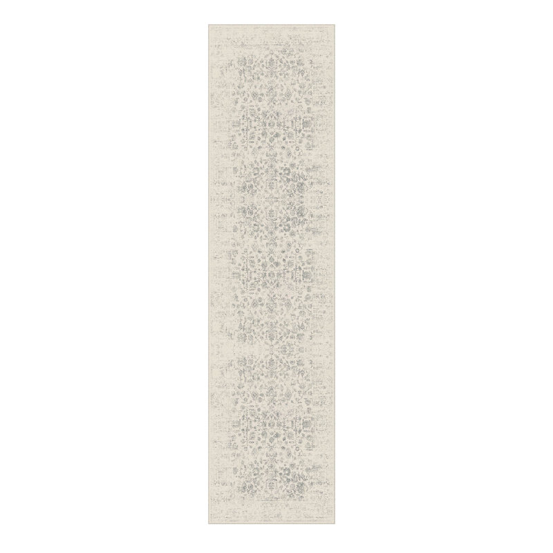 Yaie Machine Washable Floral Indoor Area Rug With Non-Slip Backing, Runner 2' x 8'