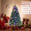 Lighted Artificial Pine Christmas Tree