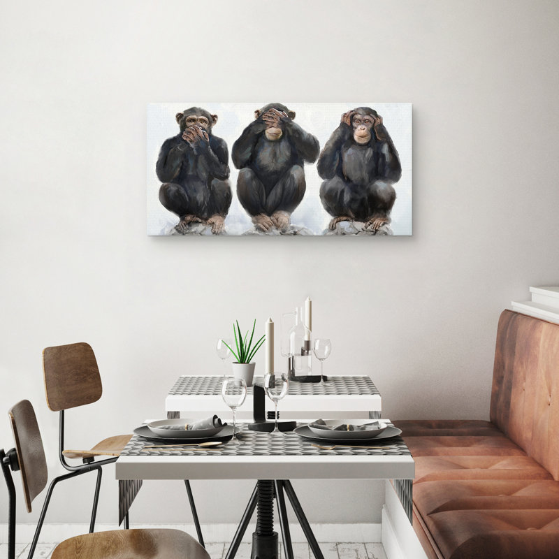 " Three Monkeys " Print
