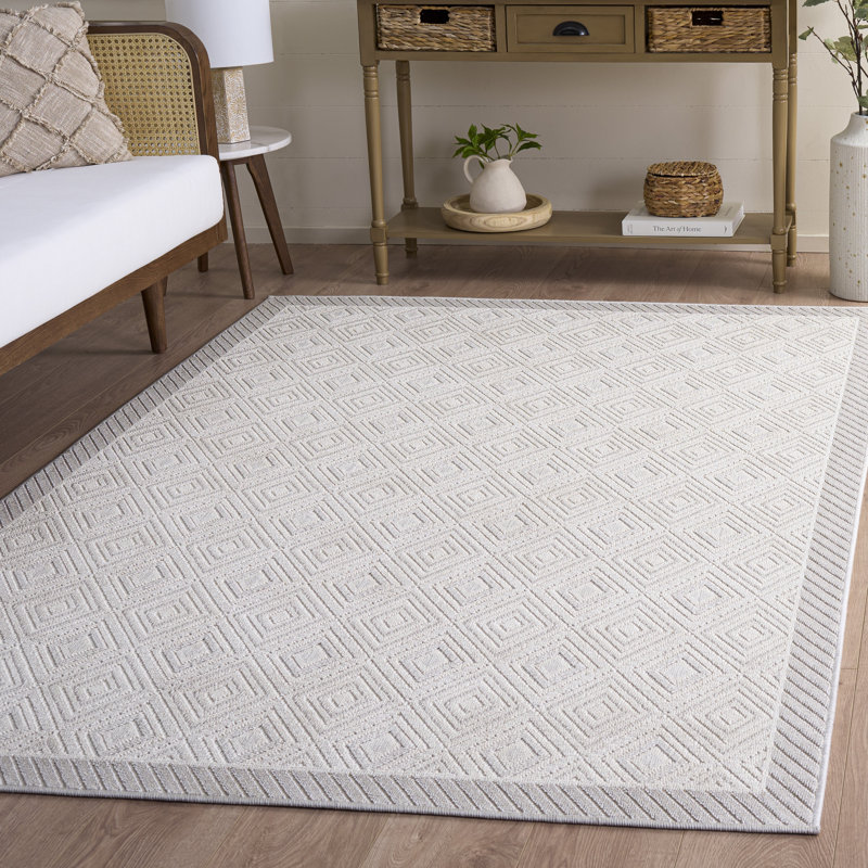Veranda Performance Geometric Indoor Rug, Rectangle 5'3" x 7'6"