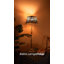 Abat-jour moyen carré, abat-jour en métal avec motif d'arbres ALUCSET pour lampe de table et lampe sur pied, 9 x 12 x 8,8 pouces, araignée (noir / or)