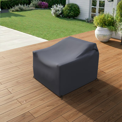 Zariah Teak Outdoor Lounge Chair Patio Cover