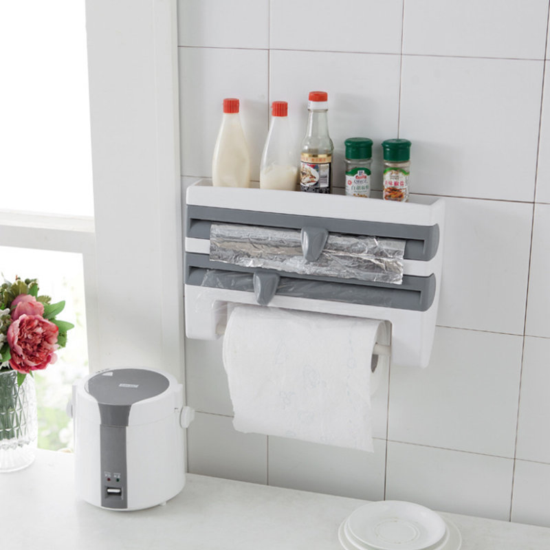 Plastic Wall / Under Cabinet Mounted Paper Towel Holder