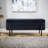 Avdain 110cm Wide Velvet Rectangle No Pattern Standard Ottoman with Storage-1058909494