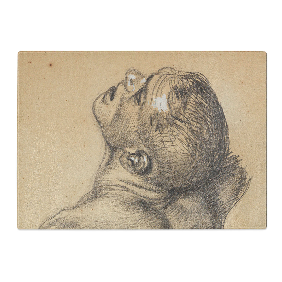Sketch of a Man by Franz Von Stuck Chopping Board