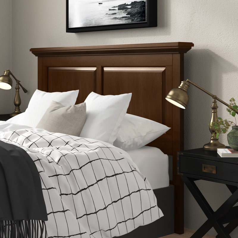 Brixton Solid Wood Headboard, Full/Queen, Classic Cherry