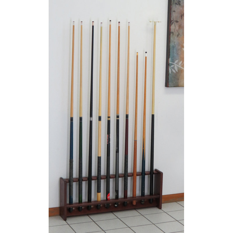 Porte-queue de billard, Acajou