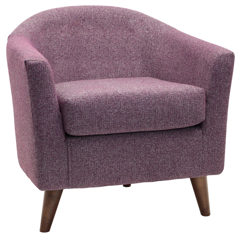 Laclaire Upholstered Club Chair, Terrace Plum 100% Polyester