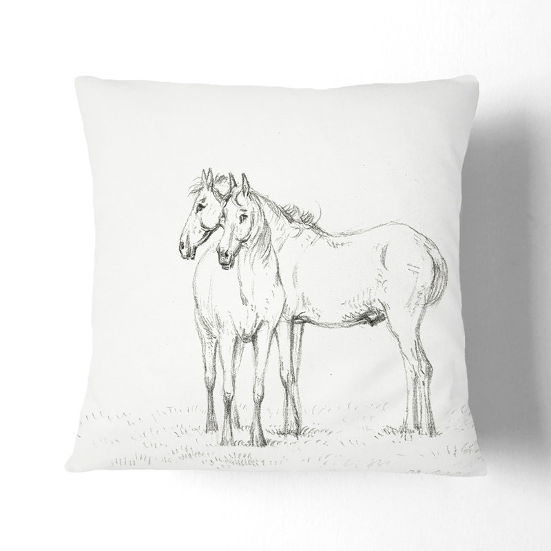 Square Throw Cushion, 40cm H x 40cm W x 15cm D