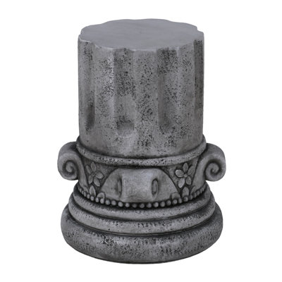 Cement Outdoor Roman Column-Shaped End Tables
