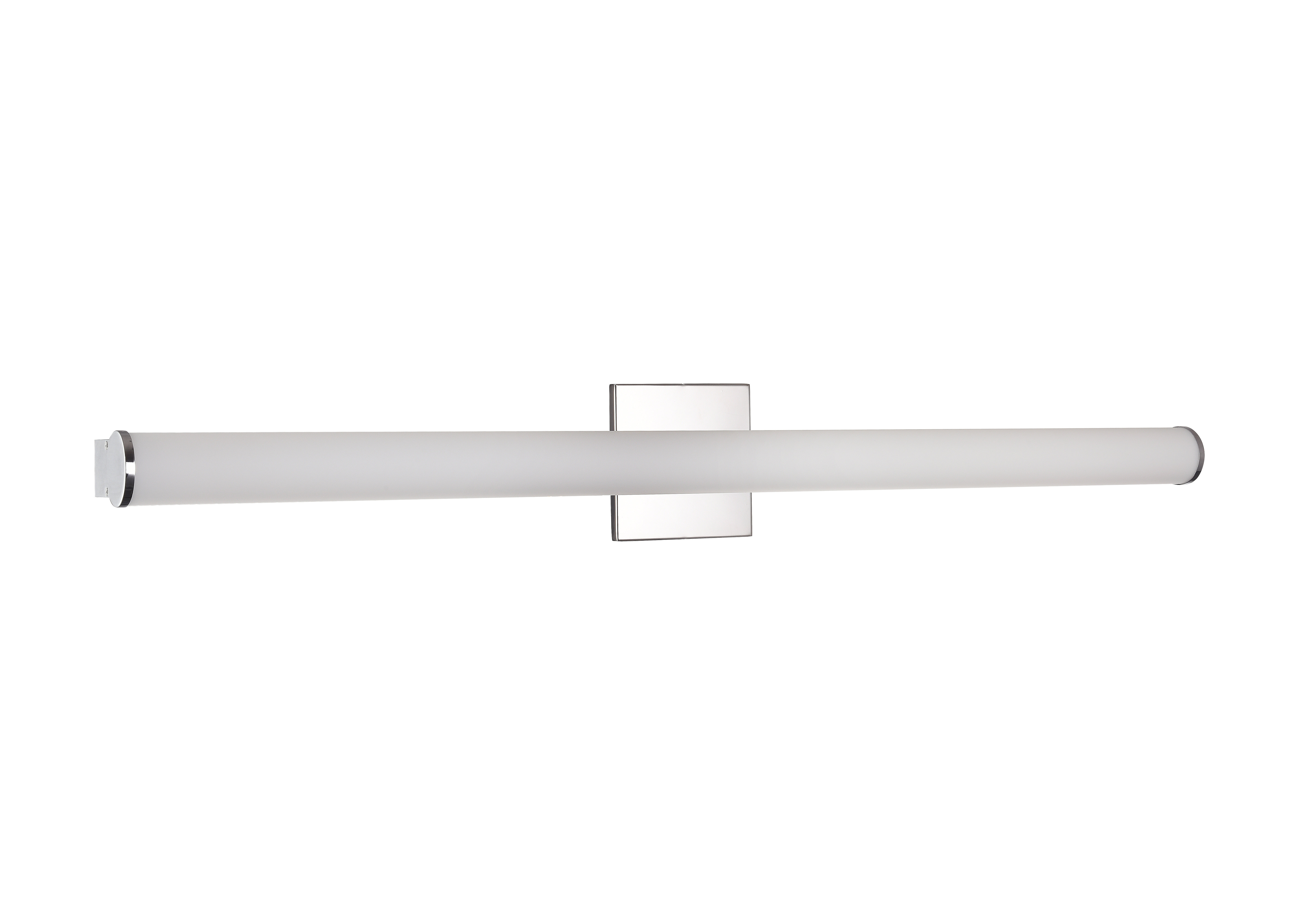 Latitude Run® Olsson Silver Linear LED Vanity Light With Glass Shade ...