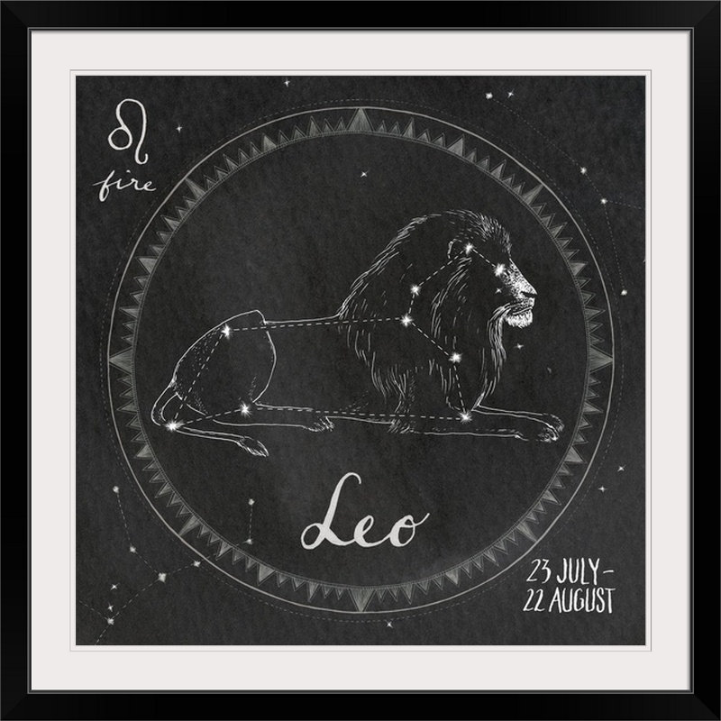 « night sky leo » par sara zieve miller, reproduction d’art, H 35 po x l 35 po x P 1,5 po, Toile