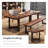 78.74"Minimalist Rectangular Walnut Conference Table-1747399289