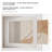 4-Panel Picture Frame Style Room Divider, Pure White-1123608546