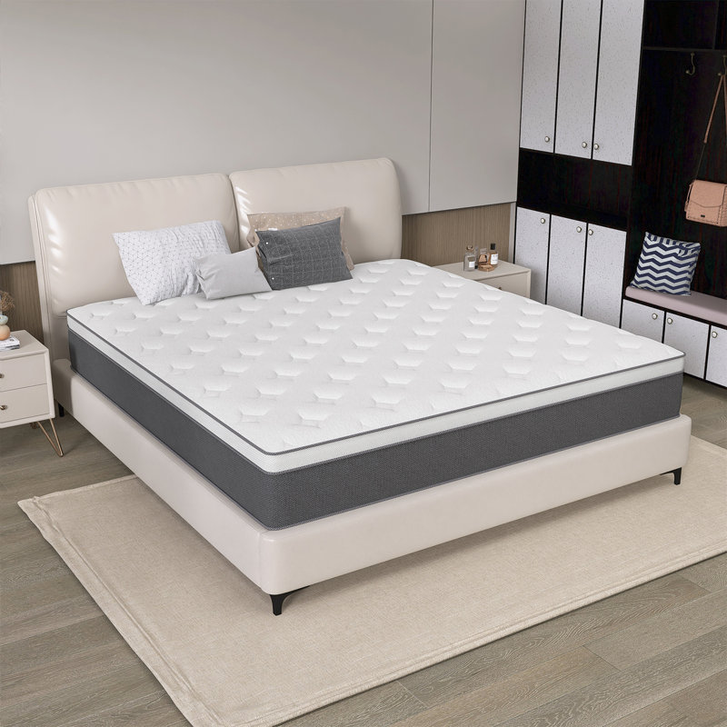 Matelas hybride moyen Abid, Grand lit, 12"