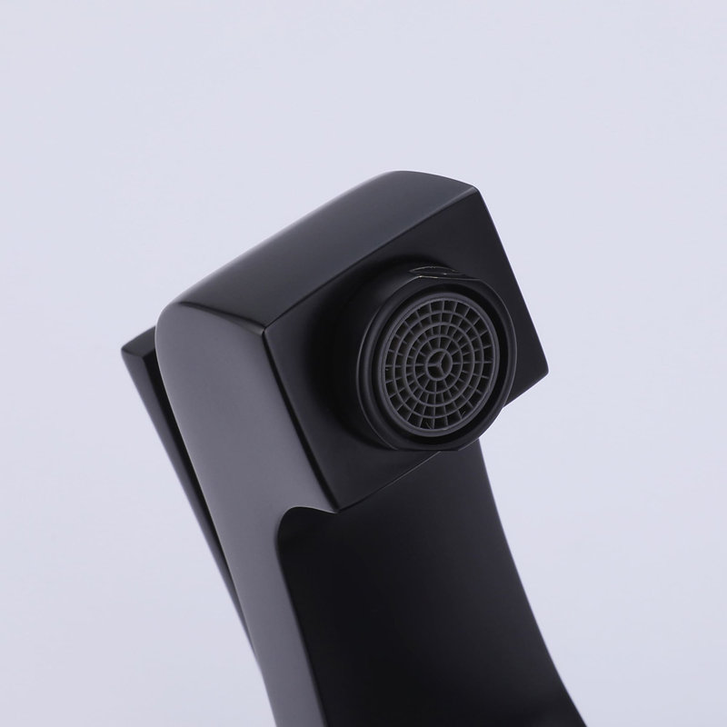 Single-handle Bathroom Faucet, Matte Black