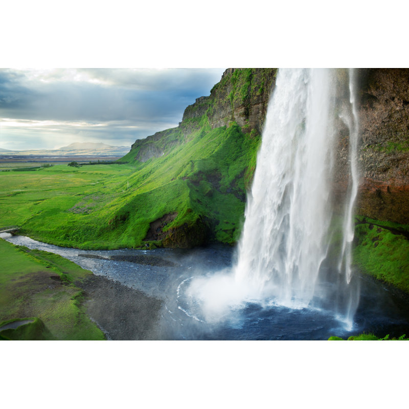 Waterfall by JulPo - Wrapped Canvas Print, 81cm H x 122cm W x 3.8cm D