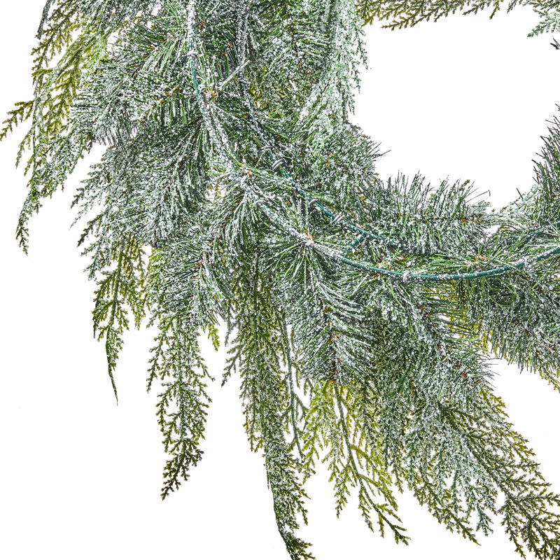 Couronne de cèdre glacé 26 po, 26"