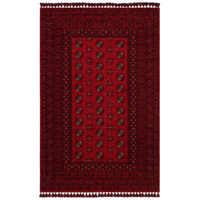 High-Quality Hall Carpet, Red, 31.5 x 59.1 inches | 88% Acrylic Chenille / 12% Polyester, 2000 g/m² | Machine Woven, Non-Slip Underside, Flat Weave, Easy to Clean | Perfect for Entryways & Living Spaces