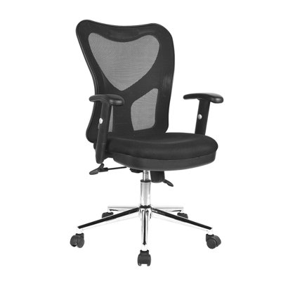 Mirenda Height-adjustable Padded armrests High Back Mesh Office Chair