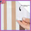Rideaux de douche à rayures beige et brun très longs-1276676115