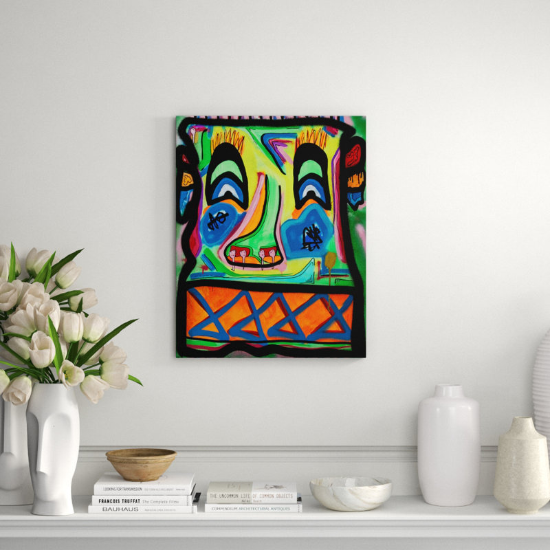 Untitled III by Big Bear - Wrapped Canvas Original Painting