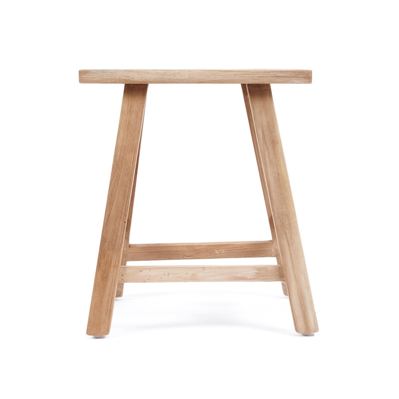 Alexavier Solid Wood Accent Stool