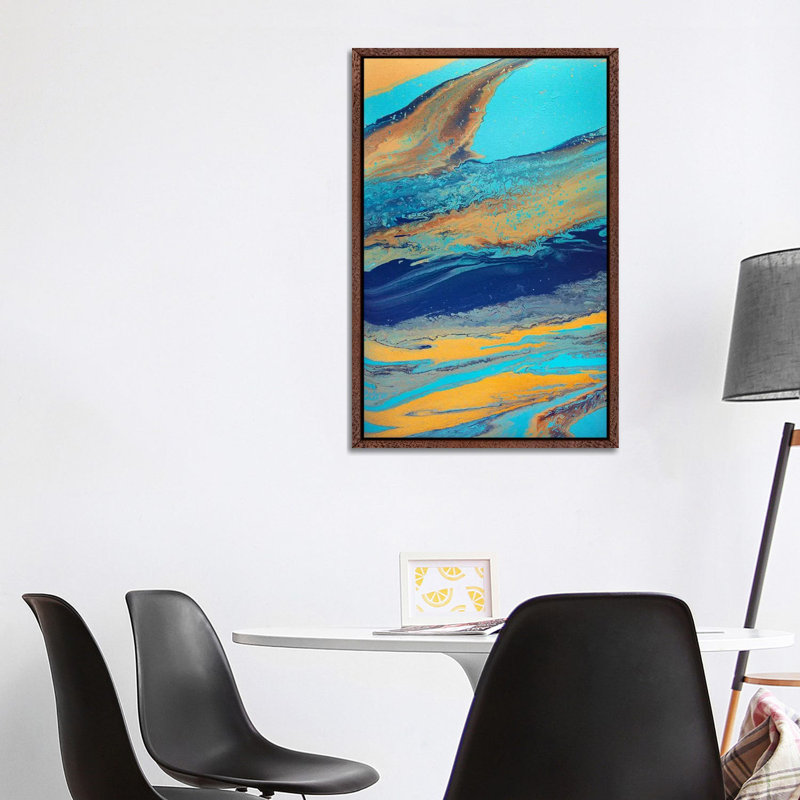 Picture Jasper - Print on Canvas, Classic Brown Wood Framed, 101.6 cm H x 66.04 cm W