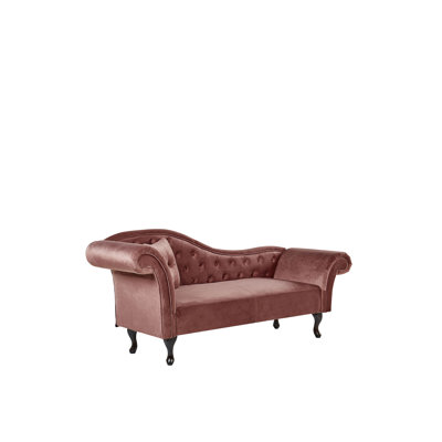 Whitlock Velvet Chaise Lounge