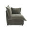Chaise d'appoint moelleuse en chenille rembourrée avec coussins de nuage surdimensionnés-1477173452