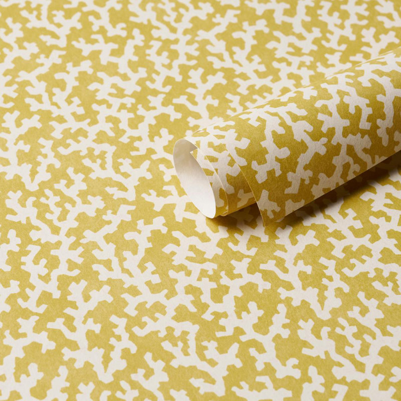 Papier peint Schumacher X Veere Grenney Folly, Jaune