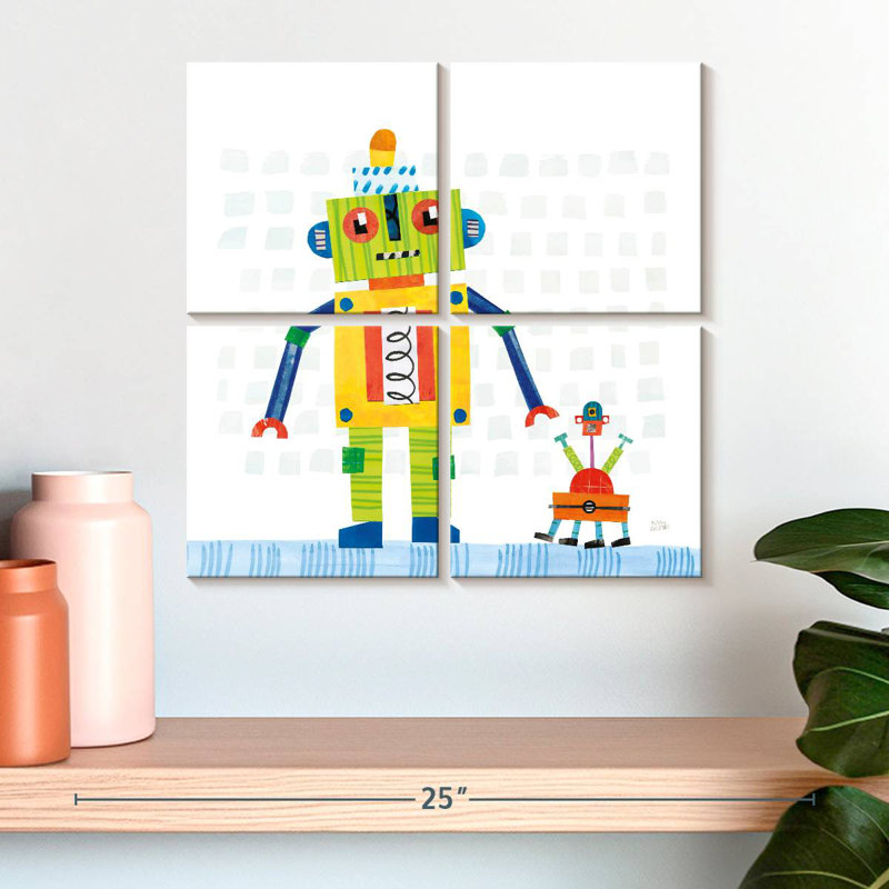 Ashelle Robot Party IV, H 18 po x l 18 po