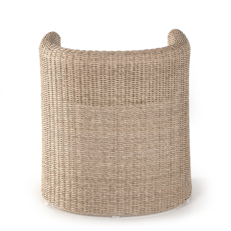 Madelena Outdoor Dining Armchair with Cushion | AllModern