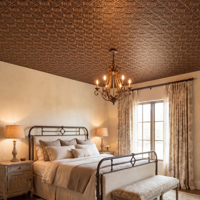 Pavillon de jardin gothique 2 pi X 2 pi Tuile de plafond à poser ou à coller