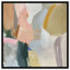 Whirling Palette I Canvas Abstract Print by Oliver Gal, Black Frame, 12 x 12
