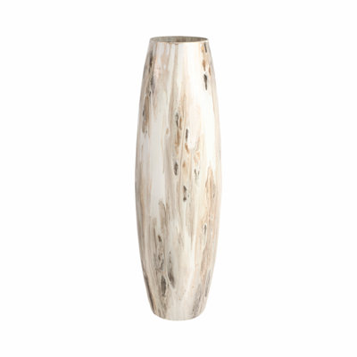 Vase incurvé en verre 31 po