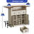 Afschin 55.1'' Home Bar Cabinet With LED Light