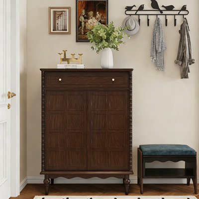 French-Style Small Shoe Storage Cabinet