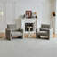 Fauteuil d'appoint moderne capitonné-1162962653