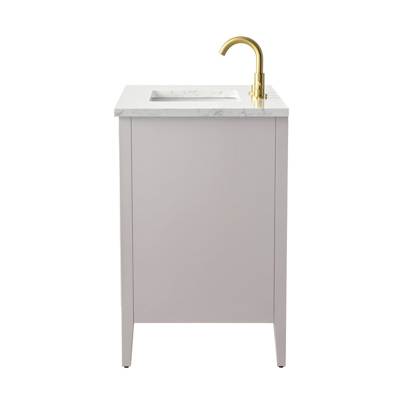 Emma 36" W Single Vanity, Taupe