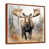 Brown Floater Framed